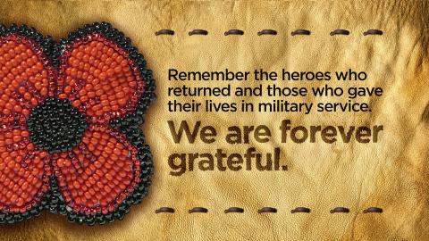 National Indigenous Veterans Day – November 8, 2023