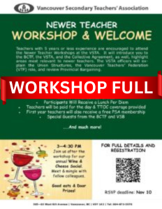 Newer Teachers Workshop & Welcome – November 19th (REGISTRATION CLOSED)