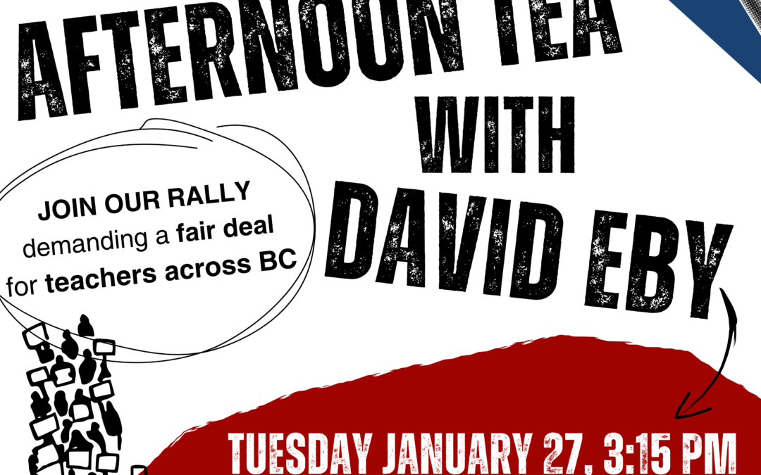Afternoon Tea with David Eby – January 27, 2026
